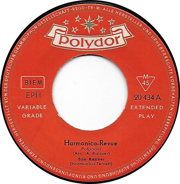 Raisner - Harmonica-Revue Vinyl Singles Vinyl (VG) <br> Hoes (G+)