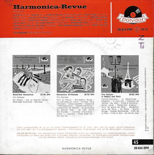 Raisner - Harmonica-Revue Vinyl Singles Vinyl Zeer Goed / Hoesje Goed "VINYLSINGLES.NL"