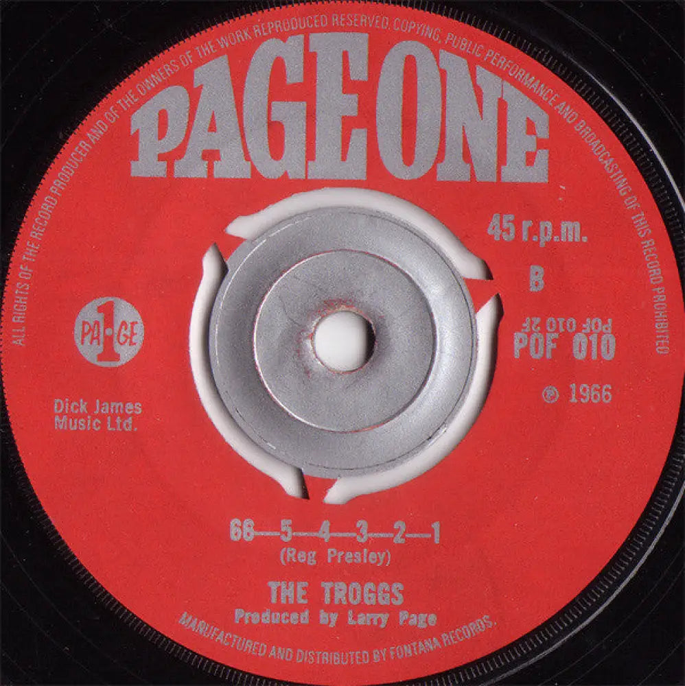 Troggs - Any Way That You Want Me (B-Keus) Vinyl Singles Vinyl Very Good (VG) <br> Hoes Generic