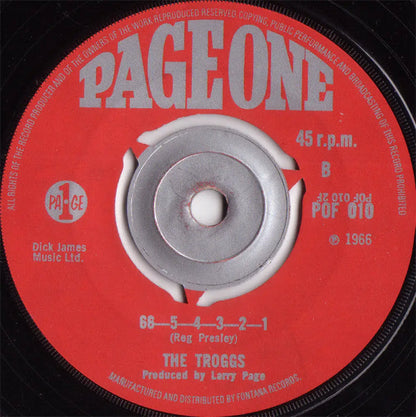 Troggs - Any Way That You Want Me (B-Keus) Vinyl Singles Vinyl Very Good (VG) <br> Hoes Generic