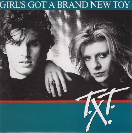 T.X.T. - Girl's Got A Brand New Toy Vinyl Singles Vinyl Very Good (VG) <br> Hoes Good Plus (G+)