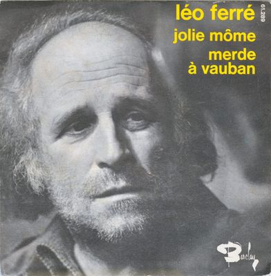 Léo Ferré - Jolie Môme Vinyl Singles Vinyl (VG) <br> Hoes (G+)