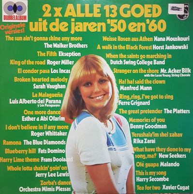 Various - 2x Alle 13 Goed Uit De Jaren '50 En '60 (LP) Vinyl Zeer Goed / Hoes Goed "VINYLSINGLES.NL"