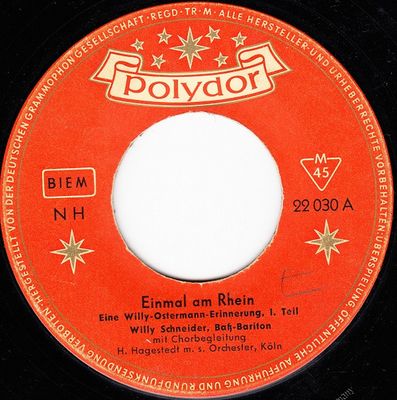 Willy Schneider - Einmal Am Rhein