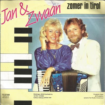 Jan & Zwaan - Zomer In Tirol Vinyl Singles Media: VG <br> Hoes: Tekst