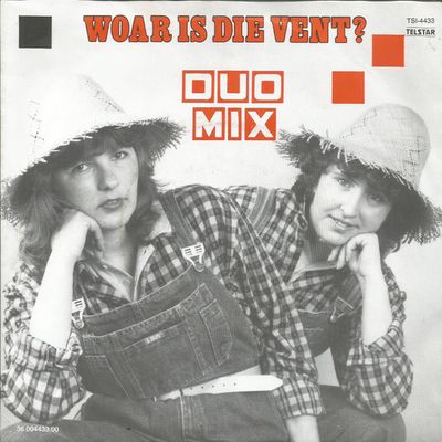 Duo Mix - Woar Is Die Vent? Vinyl Zeer Goed / Hoesje Goed "VINYLSINGLES.NL"