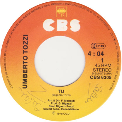 Umberto Tozzi - Tu