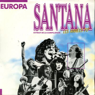 Santana - Extrait De La Compilation Les Années 70 Vinyl Singles Vinyl (VG) <br> Hoes (G+)