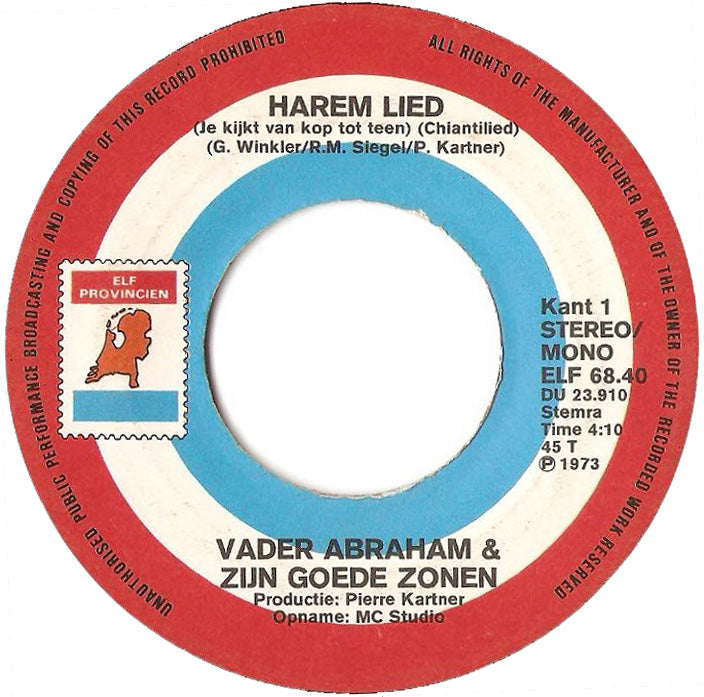 Vader Abraham En Zijn Goede Zonen - 7 Schoondochters Vinyl Singles