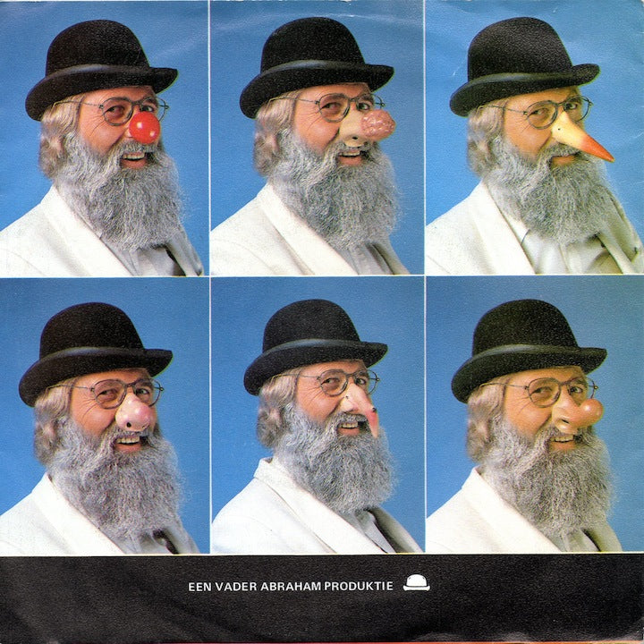 Vader Abraham - We Hebben Allemaal Een Neus (B) 16825 Vinyl Singles Hoes: Sticker