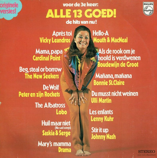 Various - Alle 13 Goed! Deel 3 (LP) 41133 Vinyl LP Goede Staat