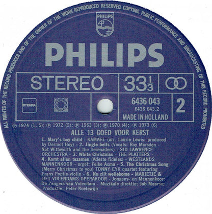 Various - Alle 13 Goed Voor Kerst! (LP) 49500