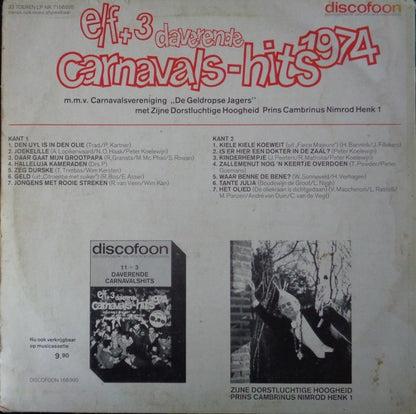 Various - Elf + 3 Daverende Carnavalshits (LP)