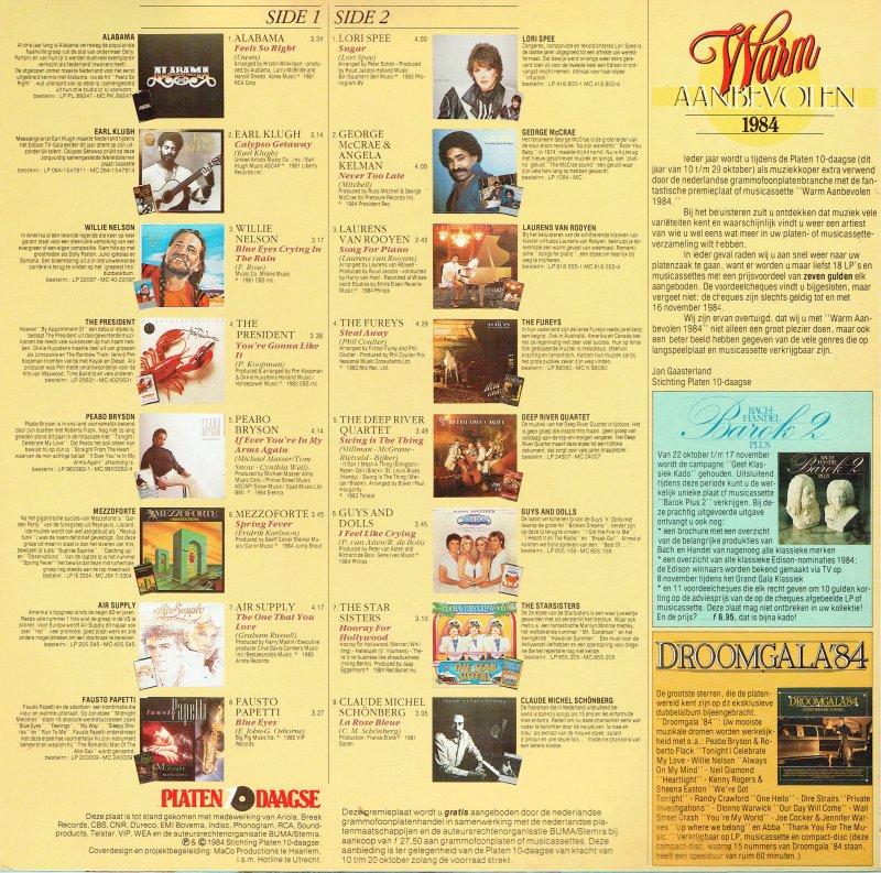 Various - Warm Aanbevolen 1984 (LP) 97-41961