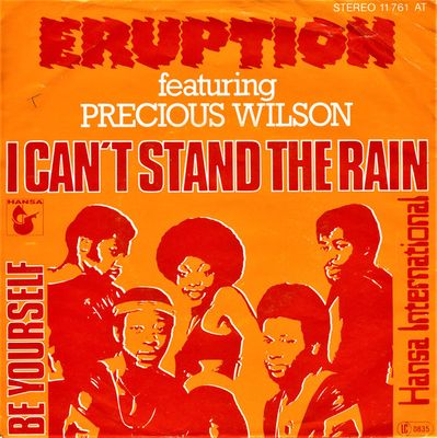 Eruption - I Can't Stand The Rain Vinyl Singles Vinyl (VG) <br> Hoes (G+)