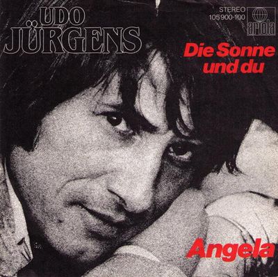 Udo Jürgens - Die Sonne Und Du Vinyl Singles Vinyl Zeer Goed / Hoesje Goed "VINYLSINGLES.NL"