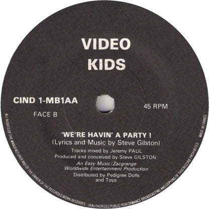 Video Kids - Everybody Boogie ! Vinyl Zeer Goed / Hoesje Goed "VINYLSINGLES.NL"
