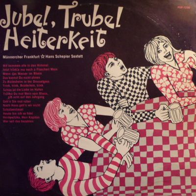 Männerchor Frankfurt - Jubel, Trubel, Heiterkeit (LP) Vinyl LP Vinyl Zeer Goed / Hoesje Goed "VINYLSINGLES.NL"