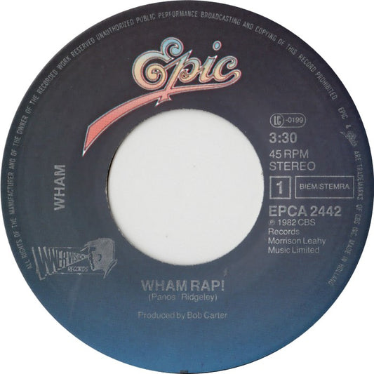 Wham! - Wham Rap!