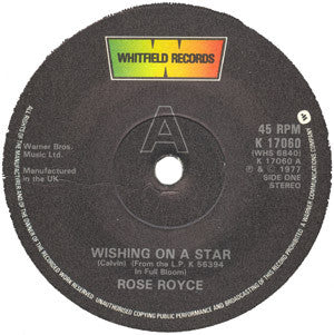 Rose Royce - Wishing On A Star Vinyl Singles Vinyl (VG) <br> Hoes Generic