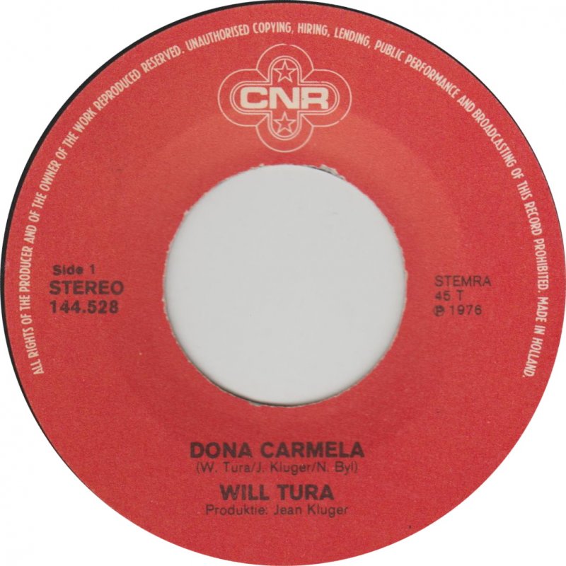 Will Tura - Doña Carmela Vinyl Singles