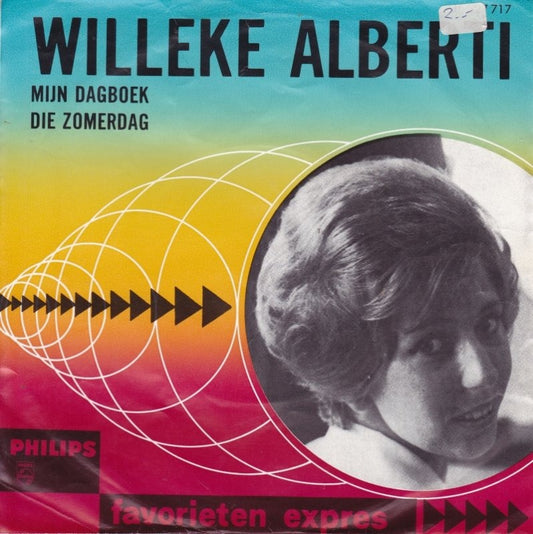Willeke Alberti - Mijn Dagboek Vinyl Singles Vinyl Very Good (VG) <br> Hoes Good Plus (G+)