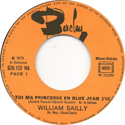 William Sailly - Toi Ma Princesse En Blue Jean