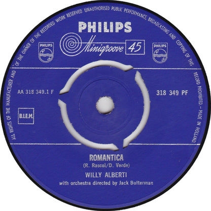 Willy Alberti - Romantica 00110 Vinyl Singles Goede Staat