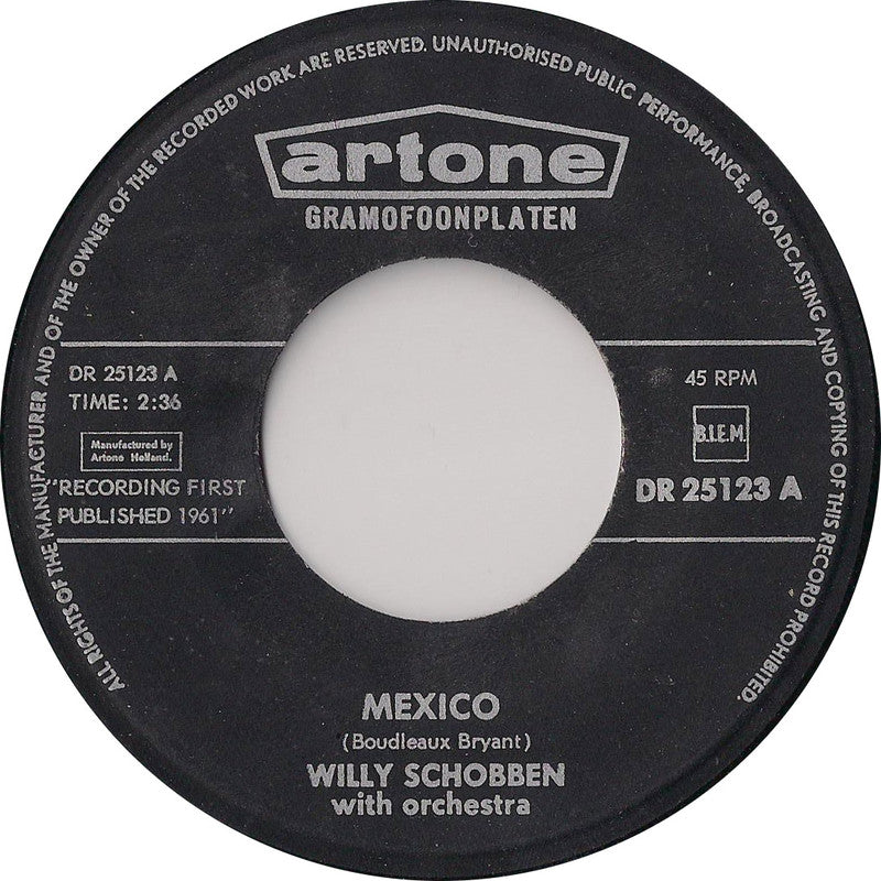 Willy Schobben And His Orchestra - Mexico