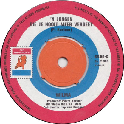 Wilma Met Vader Abraham - Zou Het Erg Zijn Lieve Opa 23906 Vinyl Singles Hoes: Generic