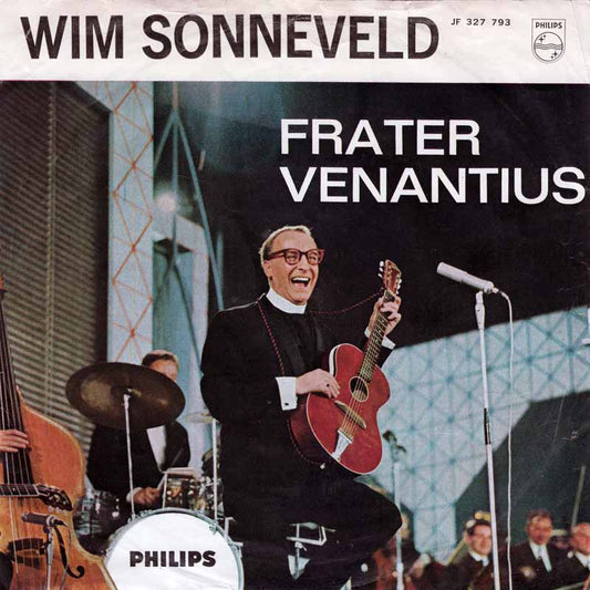 Wim Sonneveld - Frater Venantius Vinyl Singles Vinyl Very Good (VG) <br> Hoes Good Plus (G+)