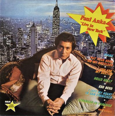 Paul Anka - Live In New York (LP)