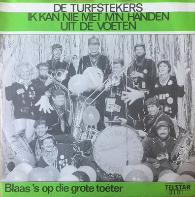 Turfstekers - Ik Kan Nie Met M'n Handen Uit De Voeten Vinyl Zeer Goed / Hoesje Goed "VINYLSINGLES.NL"