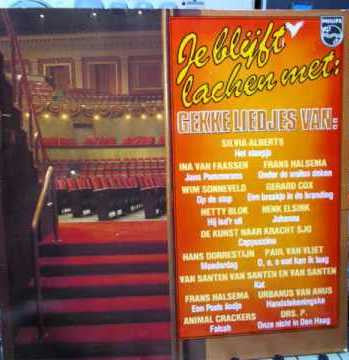 Various - Je Blijft Lachen Met: - Gekke Liedjes Van: (LP) Vinyl LP Vinyl Zeer Goed / Hoesje Goed "VINYLSINGLES.NL"