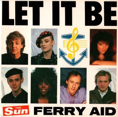 Ferry Aid - Let It Be Vinyl Singles Vinyl (VG) <br> Hoes (G+)