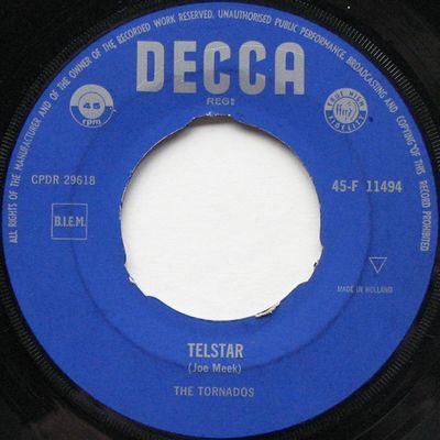 Tornados - Telstar Vinyl Singles Media VG+ / Sleeve Generic