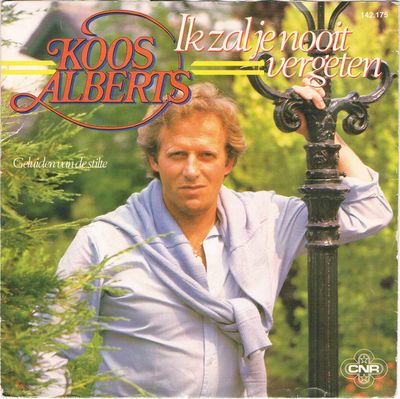 Koos Alberts - Ik Zal Je Nooit Vergeten Vinyl Singles Vinyl (VG) <br> Hoes (G+)