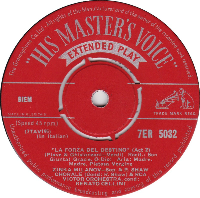 Zinka Milanov - La Forza Del Destino