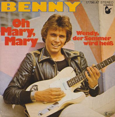 Benny - Oh Mary, Mary Vinyl Singles Vinyl Zeer Goed / Hoesje Goed "VINYLSINGLES.NL"
