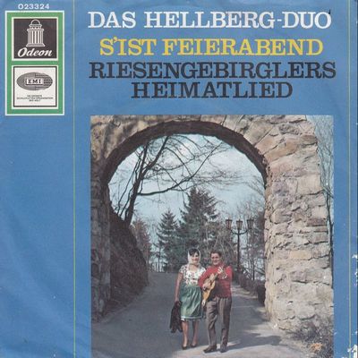 Das Hellberg-Duo - S'ist Feierabend Vinyl Singles Media VG+ / Sleeve G+