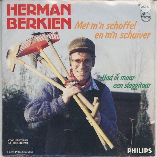 Herman Berkien - Met M'n Schoffel En M'n Schuiver Vinyl Singles VINYLSINGLES.NL
