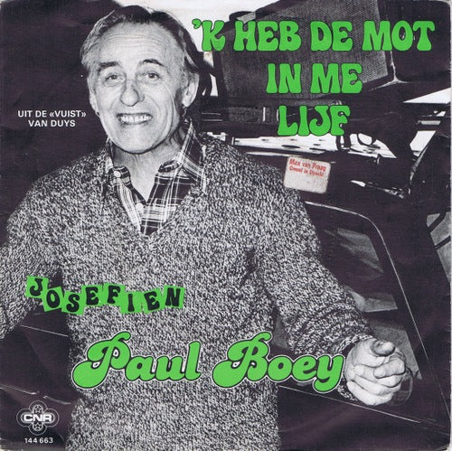 Paul Boey - 'K Heb De Mot In Me Lijf Vinyl Singles VINYLSINGLES.NL