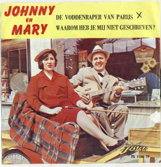 Johnny En Mary - De Voddenraper Van Parijs 00763 36386 Vinyl Singles Goede Staat