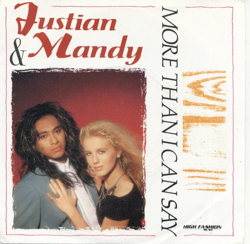 Justian & Mandy - More Than I Can Say 27025 Vinyl Singles Goede Staat