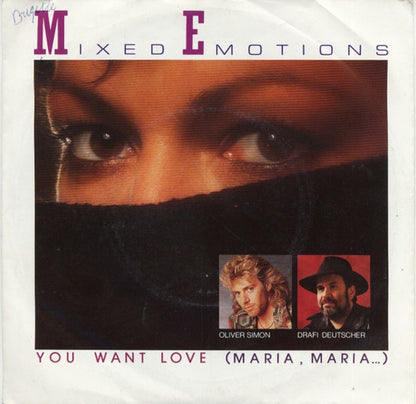 Mixed Emotions - You Want Love 16399 Vinyl Singles Hoes: Sticker