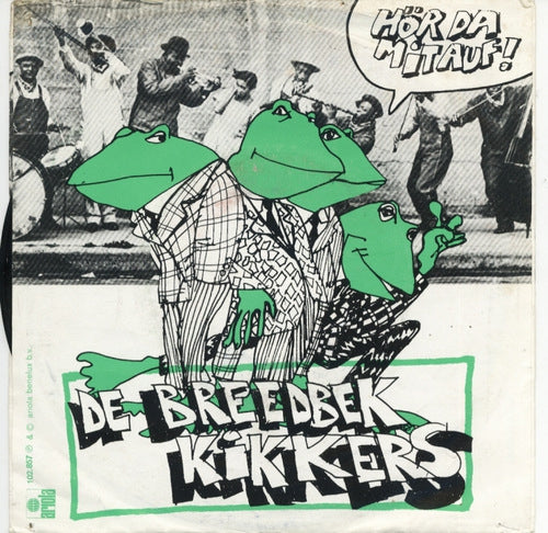 Breedbekkikkers - Hou D'r Mee Op! 34645 Vinyl Singles Goede Staat