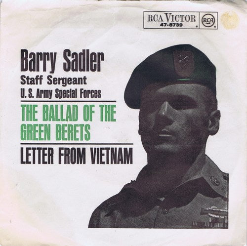 Staff Sergeant Barry Sadler - The Ballad Of The Green Berets 01947 Vinyl Singles VINYLSINGLES.NL