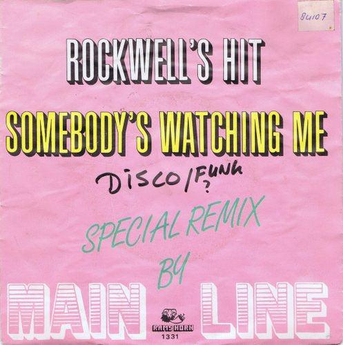 Main Line - Somebody's watching me 03143 Vinyl Singles Goede Staat