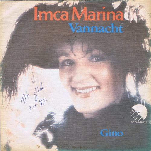 Imca Marina - Vannacht 03225 10762 36466 Vinyl Singles Goede Staat