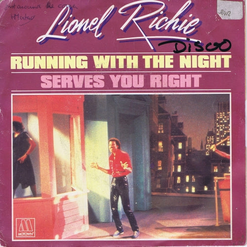 Lionel Richie - Running With The Night 20484 Vinyl Singles Goede Staat